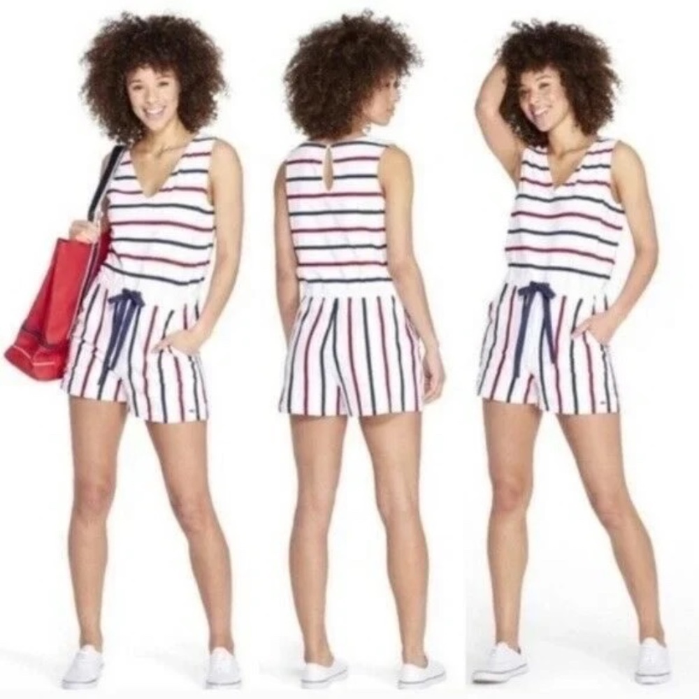 Vineyard Vines Striped Romper - Picture 2 of 7